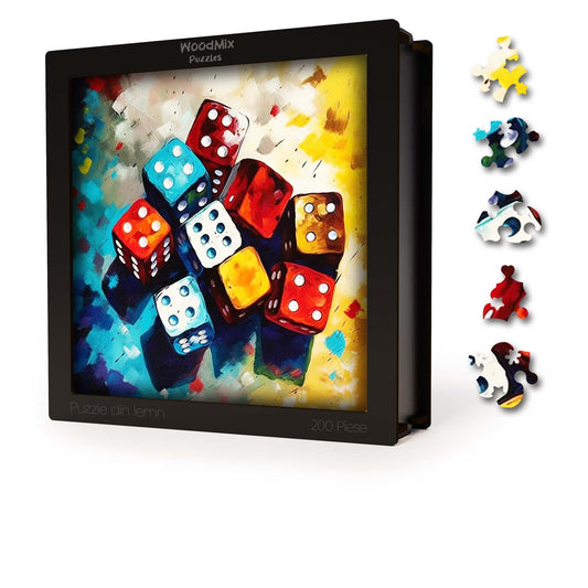 Puzzle cu Zaruri 1 - 200 piese - 30 x 30 cm