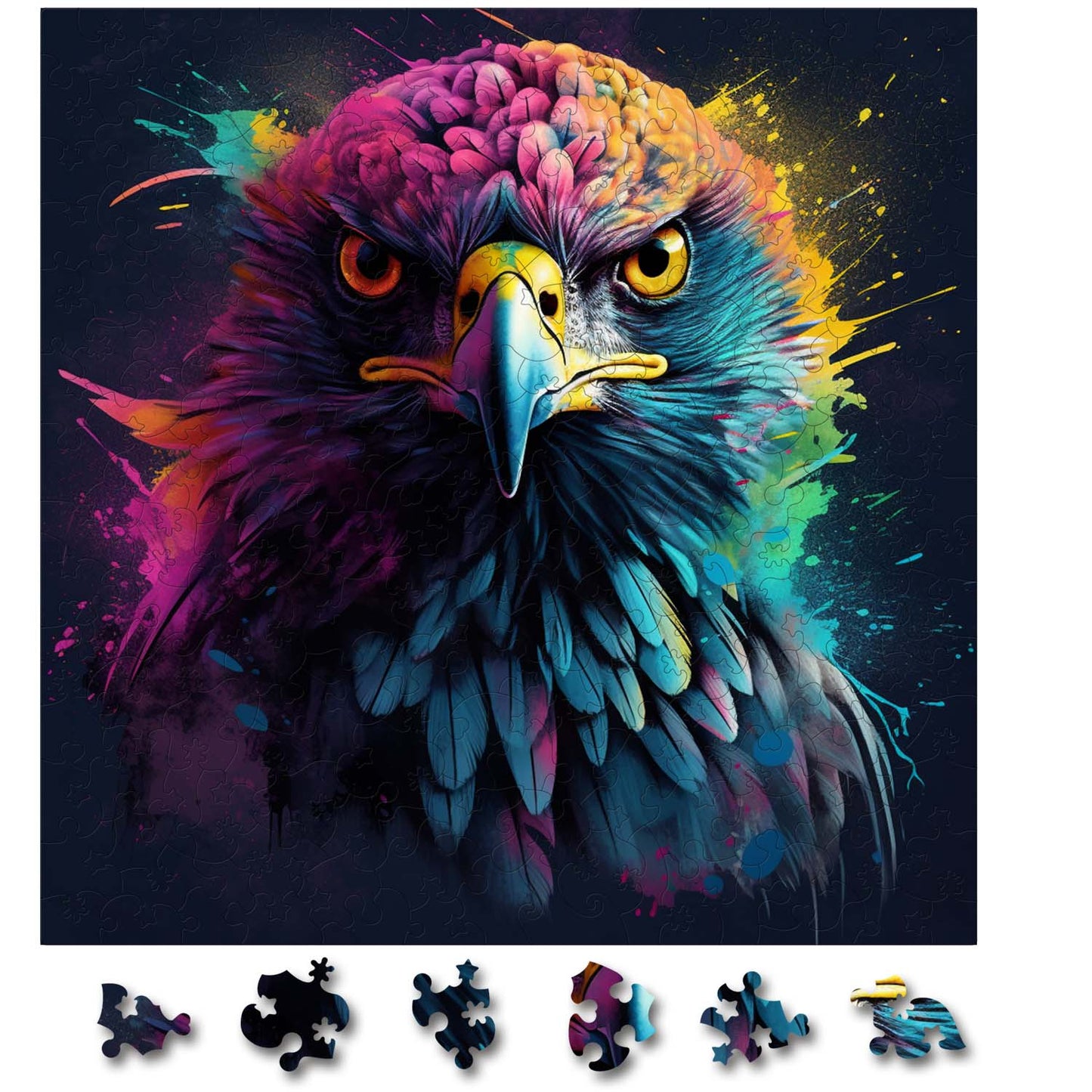 Puzzle cu Animale - Vultur 2 - 200 piese - 30 x 30 cm