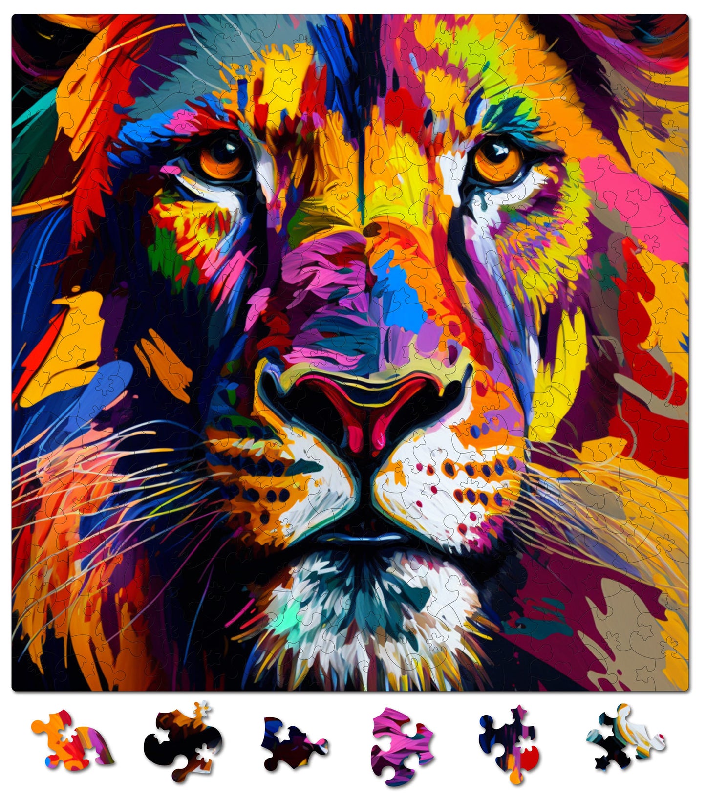 Puzzle cu Animale - Leu 1