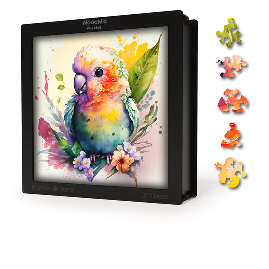 Puzzle cu Animale - Baby Parrot