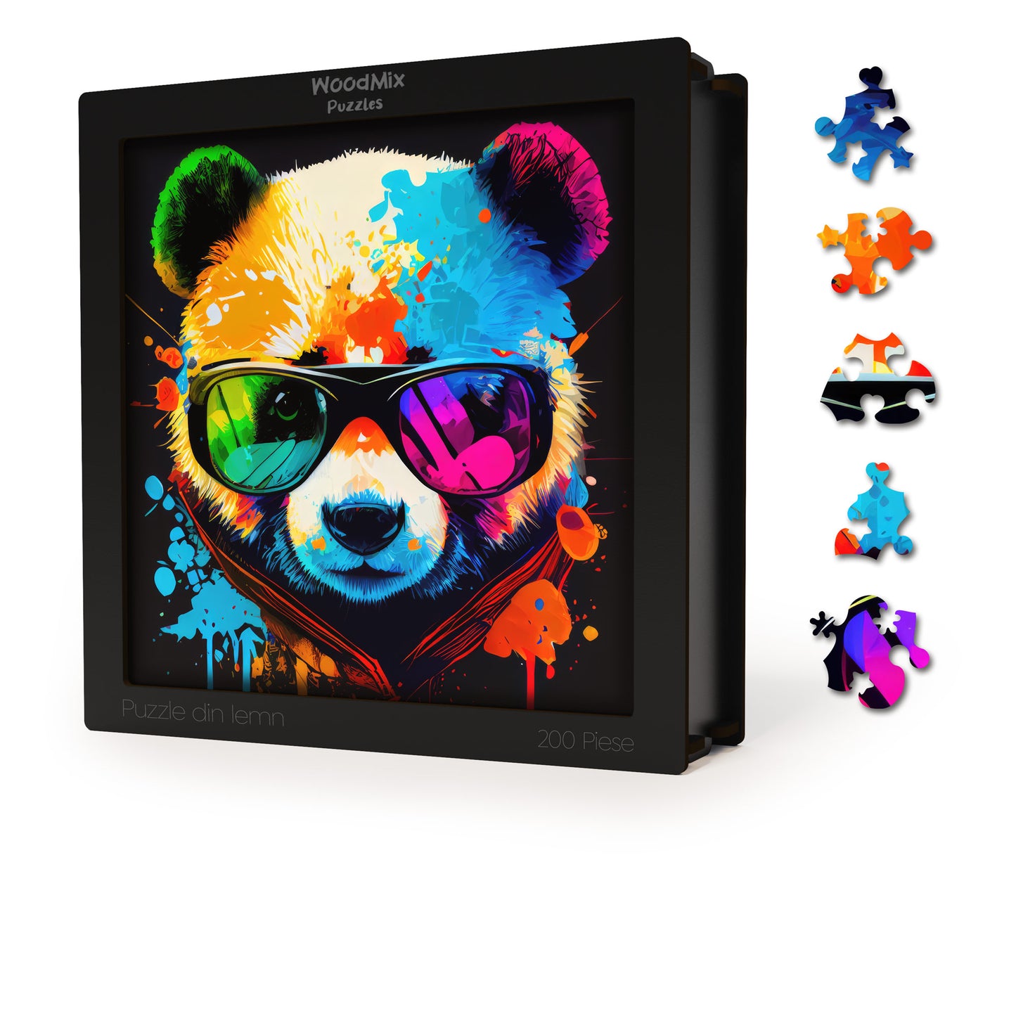 Puzzle cu Animale - Cool Panda