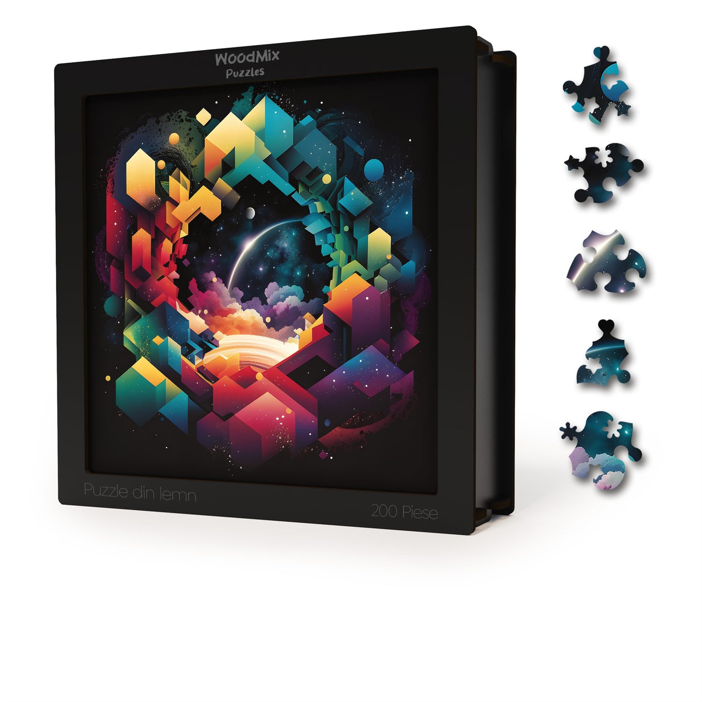 Puzzle Abstract - Galaxy Portal - 200 piese - 30 x 30 cm