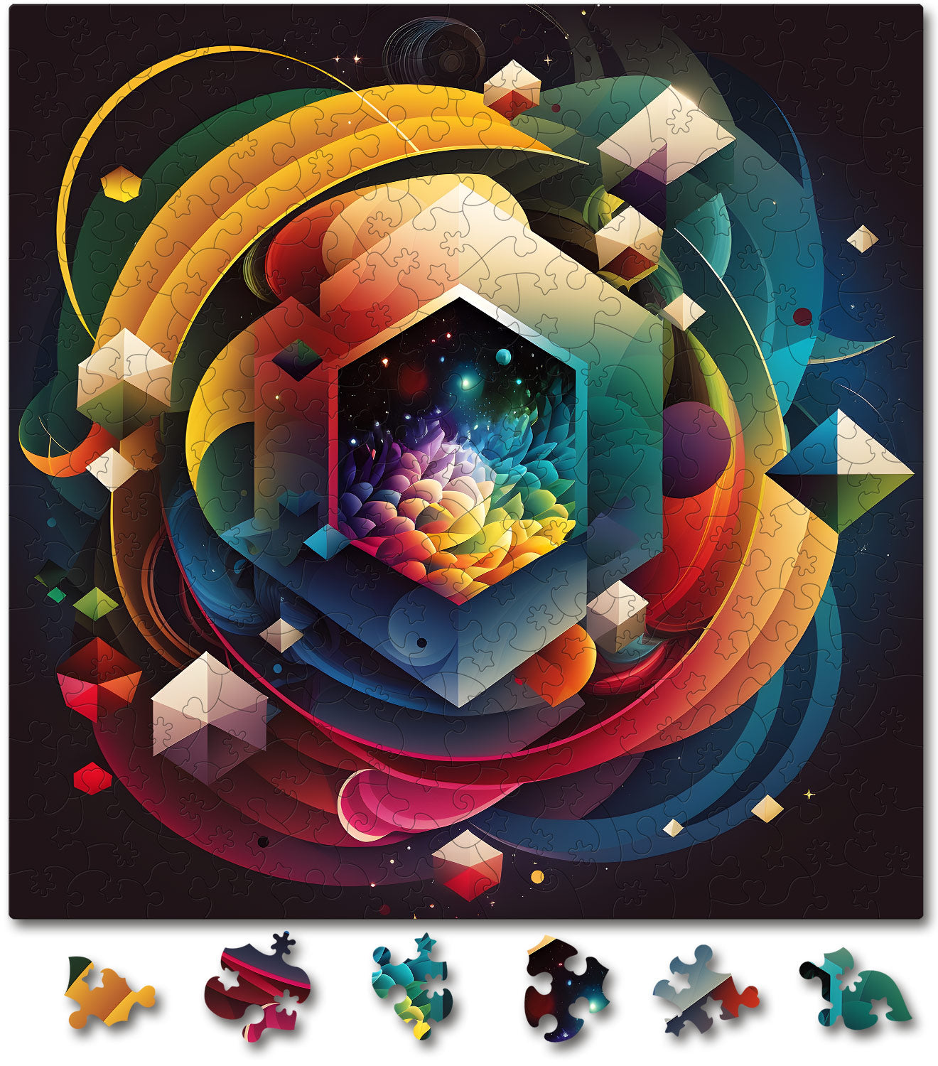 Puzzle Abstract - Geometric Dreams - 200 piese - 30 x 30 cm