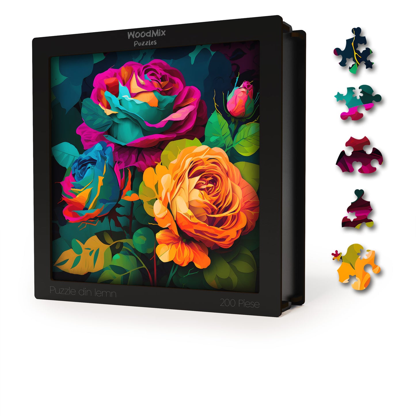 Puzzle cu Flori - Groundcover Roses - 200 piese - 30 x 30 cm