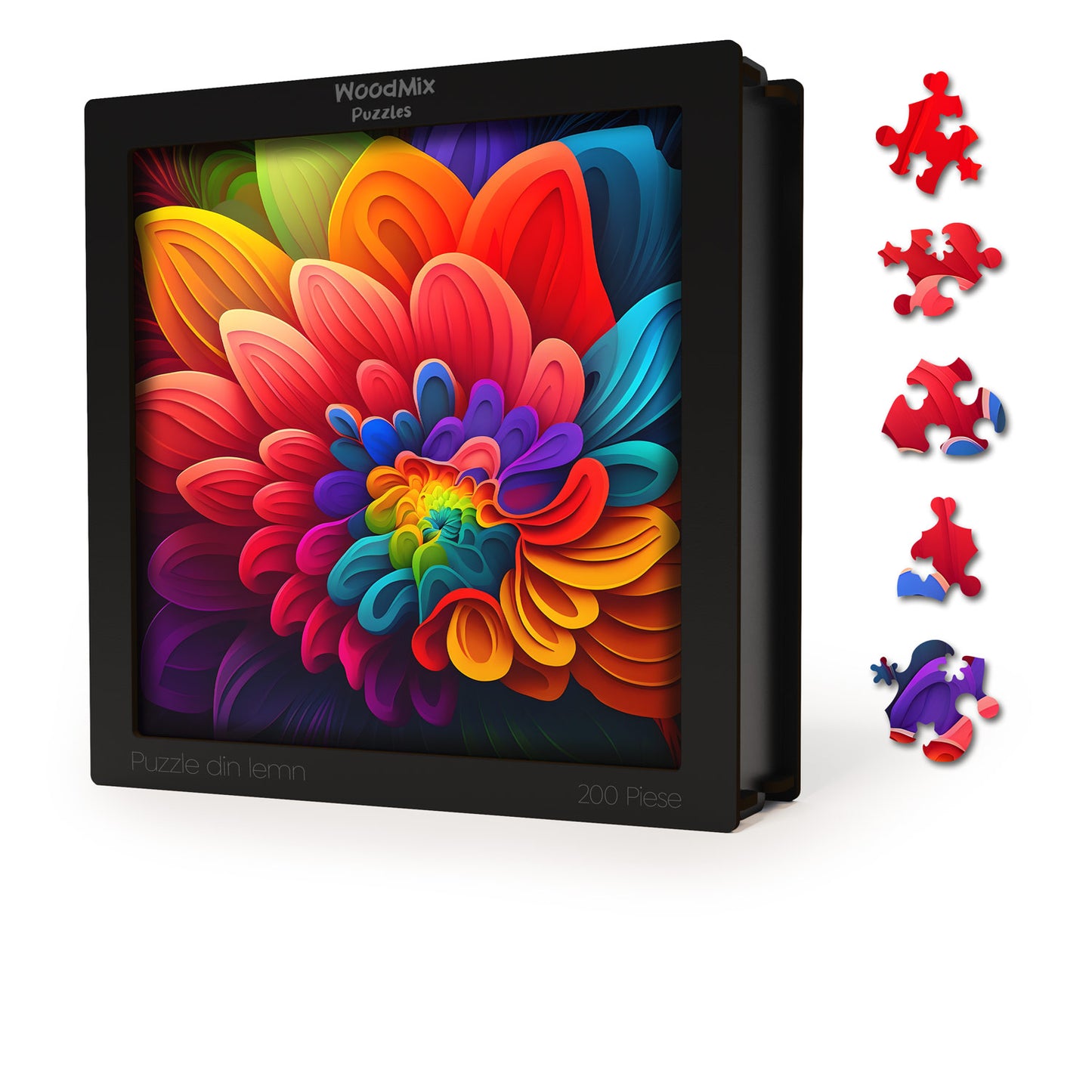 Puzzle cu Flori - Mallow - 200 piese - 30 x 30 cm