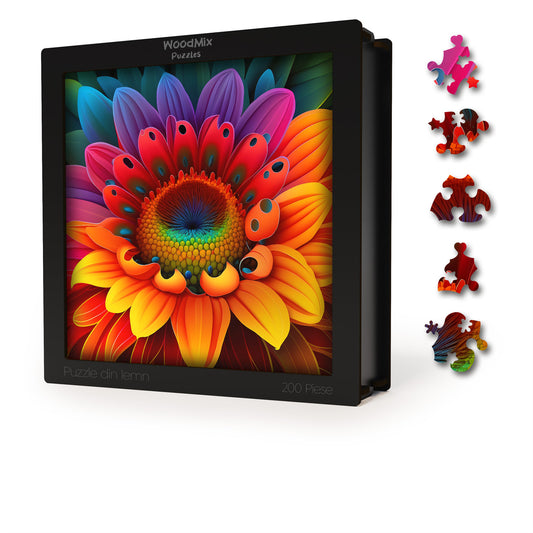 Puzzle cu Flori - Mexican Sunflower - 200 piese - 30 x 30 cm