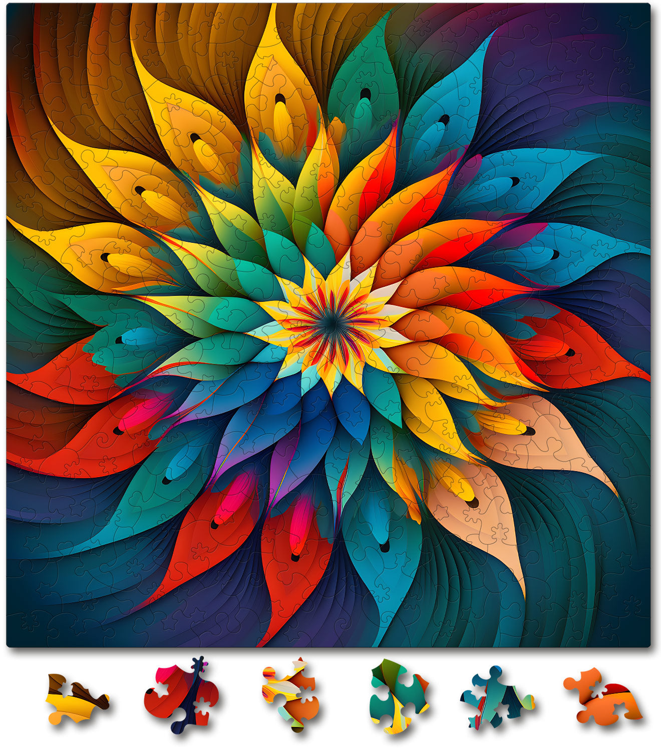 Puzzle cu Flori - Spring Starflower - 200 piese - 30 x 30 cm